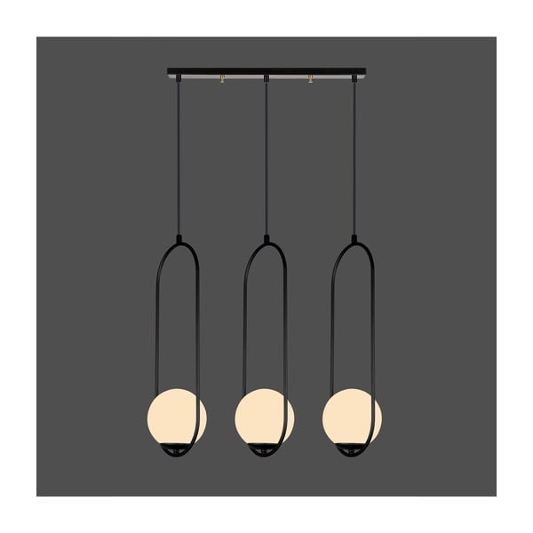 Must rippvalgusti , kõrgus 146 cm Arch - Squid Lighting-image-1