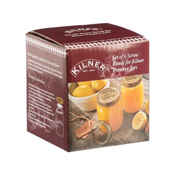 Sada 6 náhradních kroužků k víčkům Kilner Jam-image-1