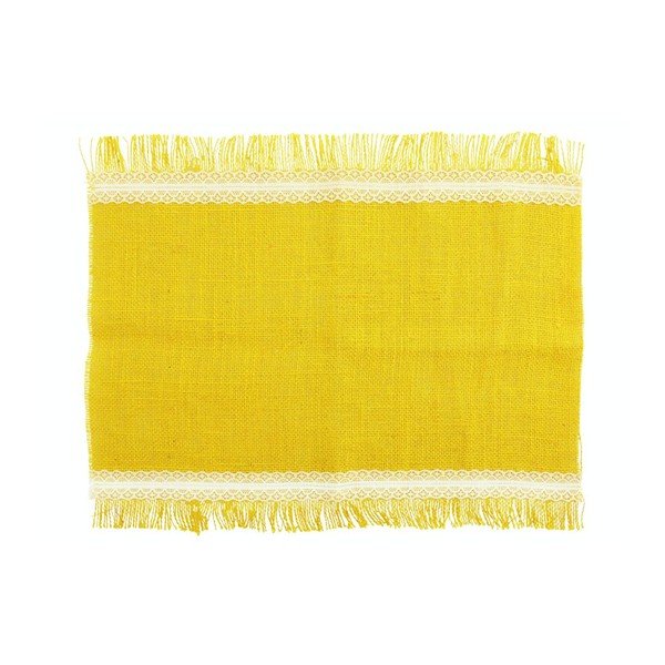 Jutové prostírání Giallo, 30x45 cm
