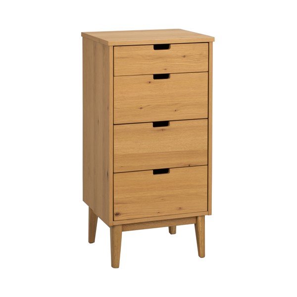 Naturaalsest tammepuidust kummut 45x92x38 cm Garrison - Rowico