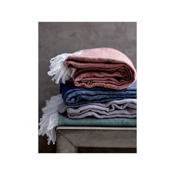 Zelený bavlněný pléd Södahl Julia, 130 x 170 cm-image-2