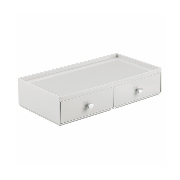 Bílý organizér se 2 zásuvkami InterDesign Desk-image-2