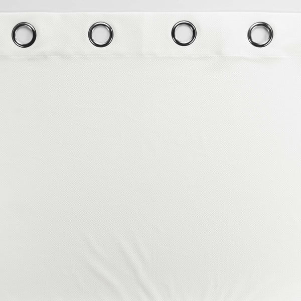 Valge sametist kardin 140x260 cm Velouriane - douceur d'intérieur-image-2