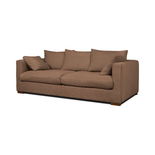 Helepruun velvetist diivan 220 cm Comfy - Scandic-image-2
