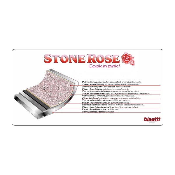 Kaanega pott Stonerose Rose Giuseppe, ø 24 cm - Bisetti-image-2