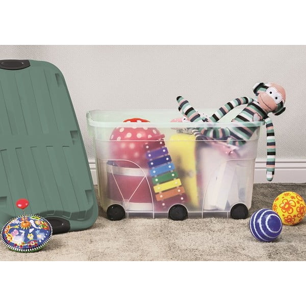 Kaanega plastist hoiukarp Roller - Rotho-image-2