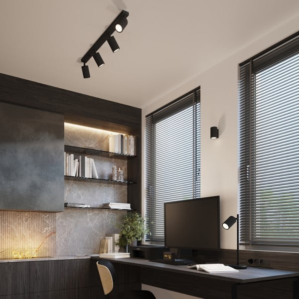 Must lauavalgusti (kõrgus 43 cm) Gleam - Sollux-image-4