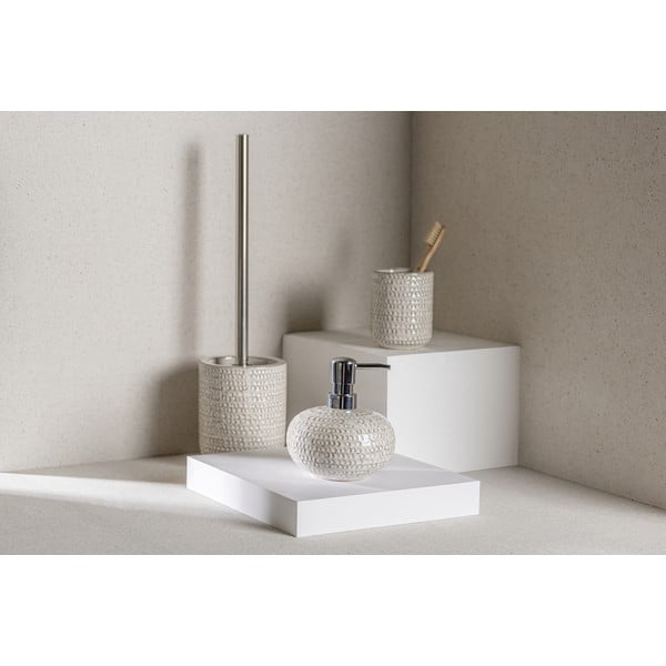 Kreemjas keraamiline tass hambaharjade jaoks Pergole - Wenko-image-2