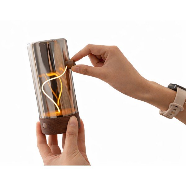 Kaasaskantav USB-valguskaunistus ø 7 cm Solis - Gingko-image-3