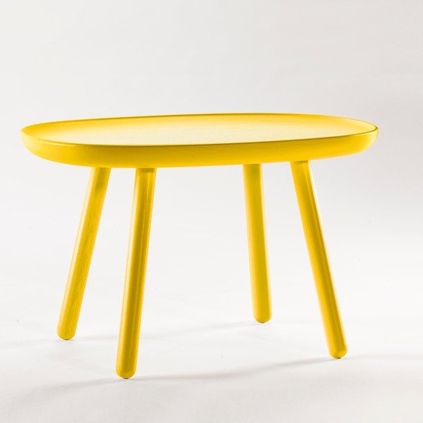 Kollane täispuidust laud , 61 x 41 cm Naïve - EMKO-image-1