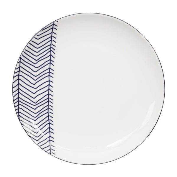 Porcelánový talíř Tokyo Design Studio Le Bleu De Plates, ⌀ 20,5 cm