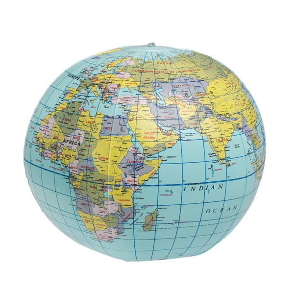 Täispuhutav maakera maailmakaart International World Map - Rex London