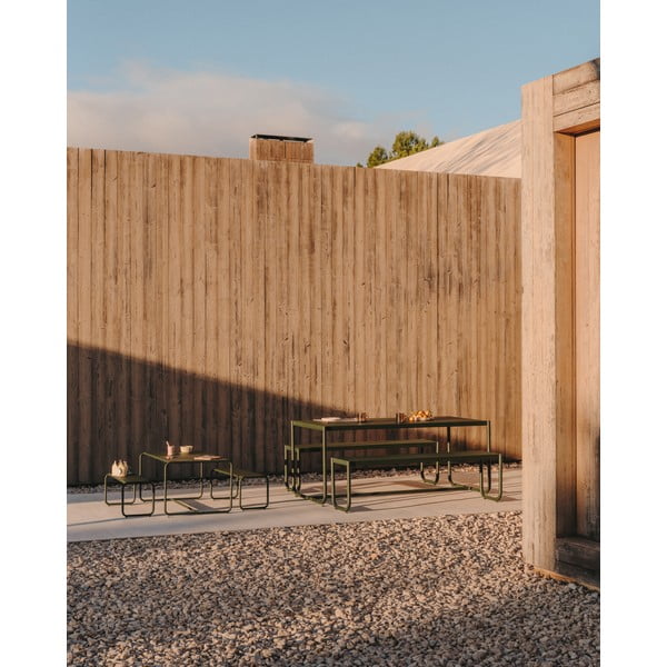 Tumeroheline metallist aia söögimööbli komplekt 4-le Sotil - Kave Home-image-3