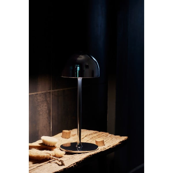 Tumehall puldiga juhitav LED-lauavalgusti metallist varjuga (kõrgus 30 cm) Tim - Sirius-image-3