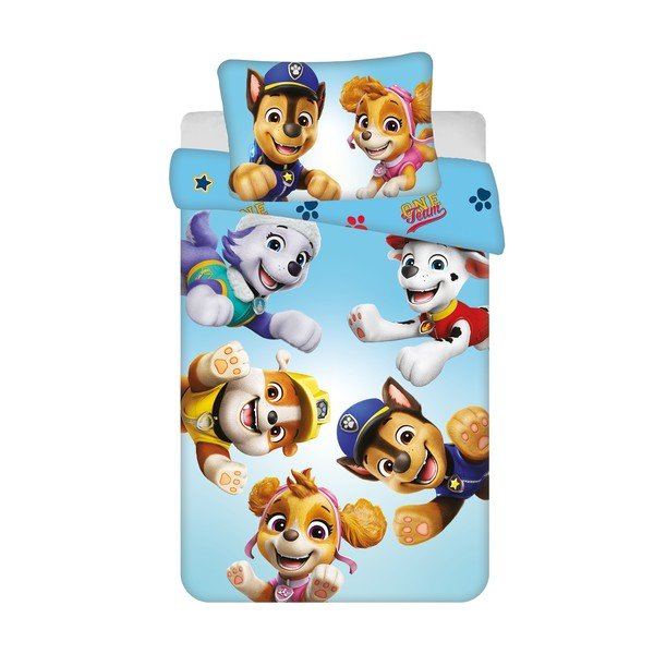 Puuvillane beebivoodipesu 100x135 cm Paw Patrol - Jerry Fabrics