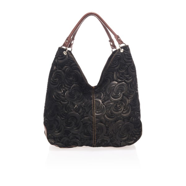 Must nahast käekott Trieste - Giorgio Costa-image-1