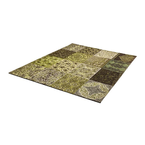 Světle zelený koberec z bavlny Cotex Colorado, 140 x 200 cm