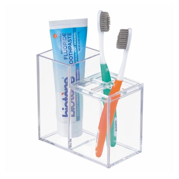 Läbipaistev vannitoataldrik hambaharja ja hambapasta jaoks Clarity - iDesign