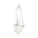 Valge musliinist beebirätik kapuutsiga 75x75 cm - Bébé Douceur