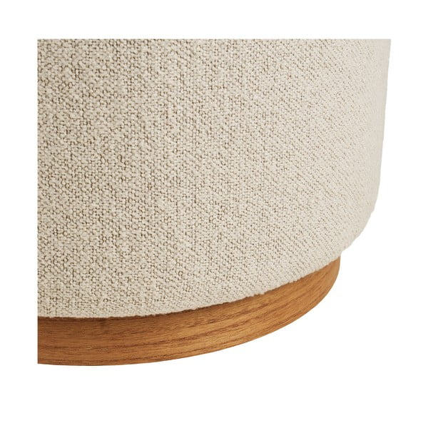 Beež buklee kangast tumba Daisy – House Nordic-image-3