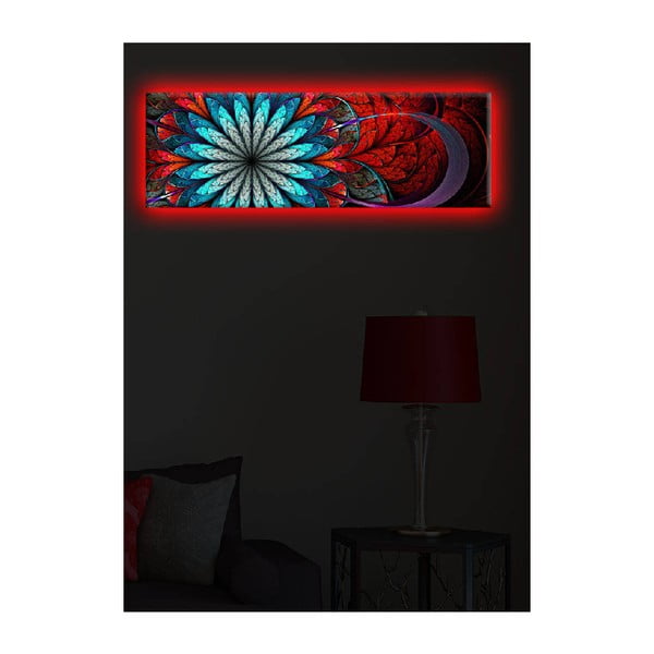 Valgustatud maal Ollie, 90 x 30 cm - Wallity-image-2