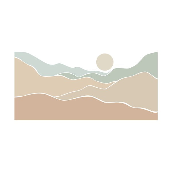 Seinakleebis 250x200 cm Desert Sunrise - Ambiance-image-2