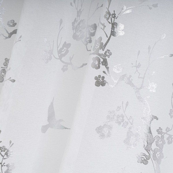 Valge-hõbedane kardin 140x260 cm Paradis - Casa Selección-image-4