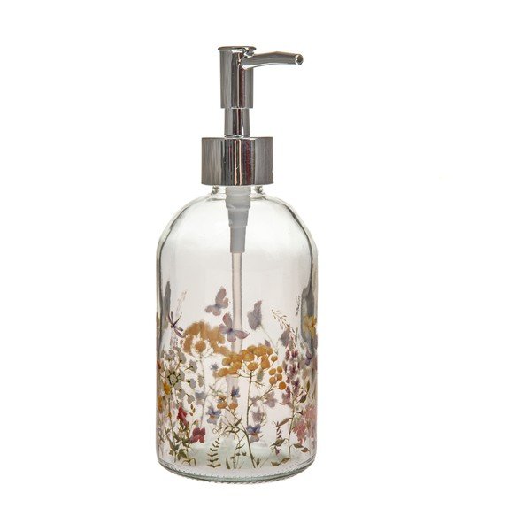 Klaasist seebidosaator 390 ml Flowers - Dakls