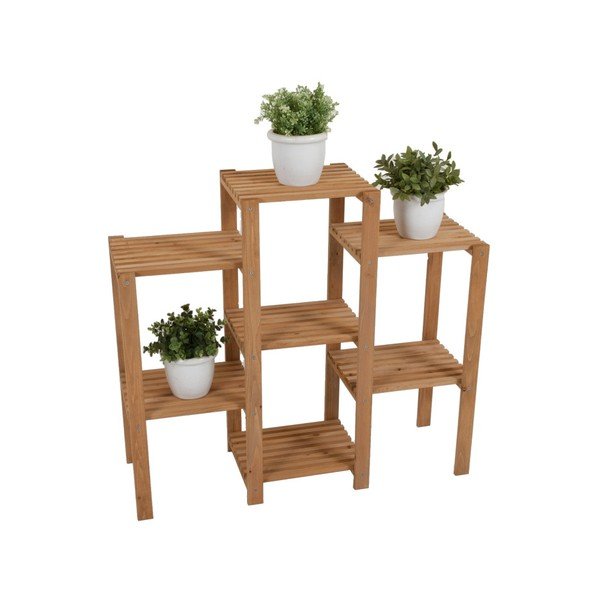 Zahradní dřevěný stojan na květiny ADDU Garden Wooden Shelf-image-1