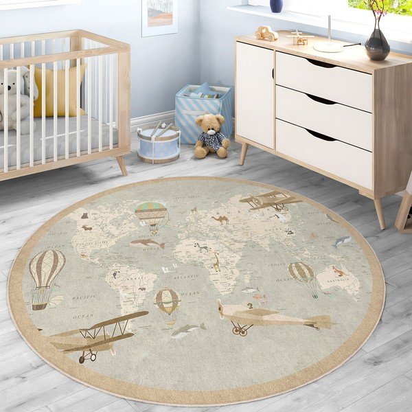 Pestav laste mänguvaip ø150 cm Vintage World - Mila Home-image-3