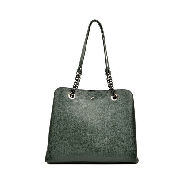 Zelená kožená kabelka Luisa Vannini Berta-image-2