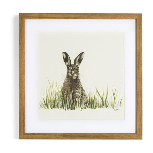 Obraz Graham & Brown Countryside Hare, 40 x 40 cm
