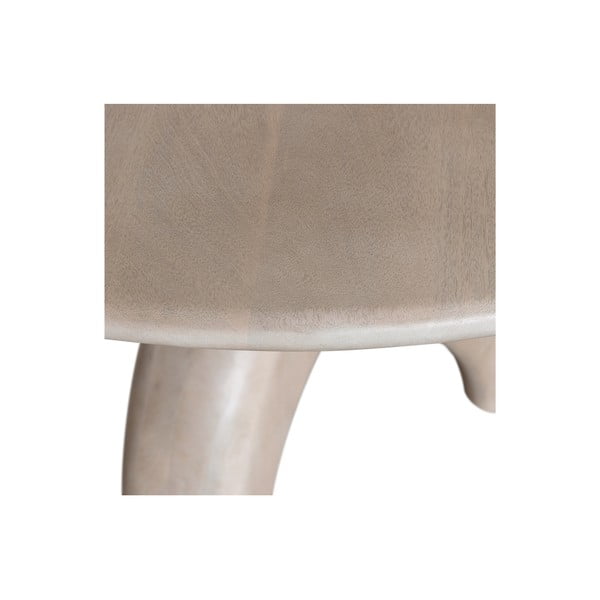 Ümmargune mangopuust söögilaud ø 120 cm Smooth - BePureHome-image-3