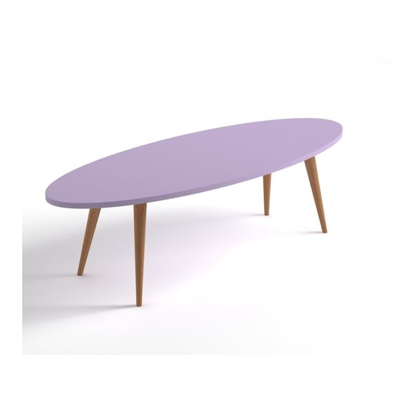 Světle fialový konferenční stolek Monte Orbit