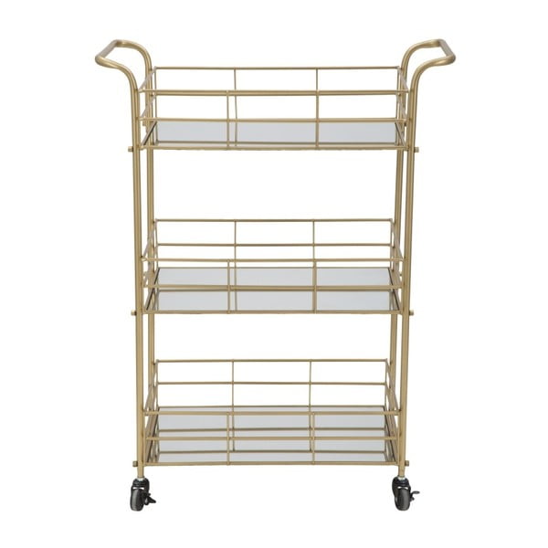 3-tasandiline serveerimiskäru kuldse Reo disainiga Carrello - Mauro Ferretti-image-3