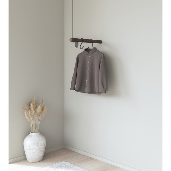 Pruun tammepuidust riidenagi 50 cm Swing - LIND DNA-image-1