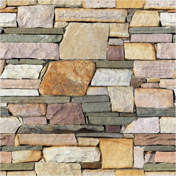 Nástěnná samolepka Ambiance Wall Materials Stones from The Esterel, 40 x 40 cm-image-1