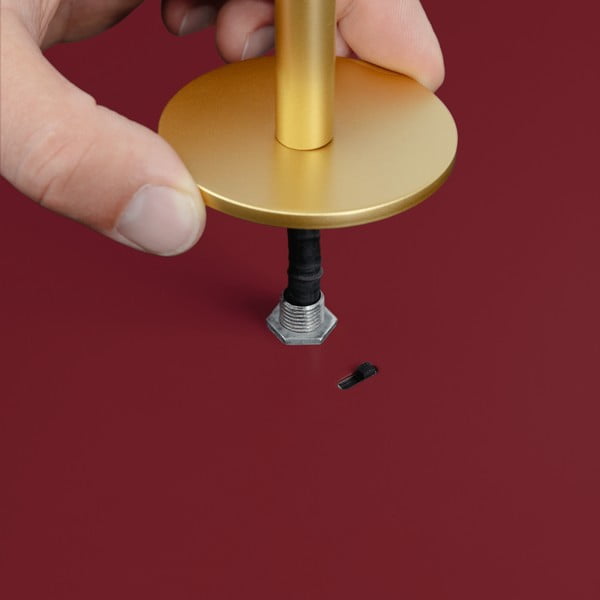 Punane dimmerdatav LED-rippvalgusti metallist varjuga ø 31 cm Asteria Plus - UMAGE-image-3