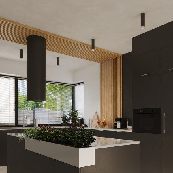 Must-hõbedane laevalgusti Crown - Sollux-image-4