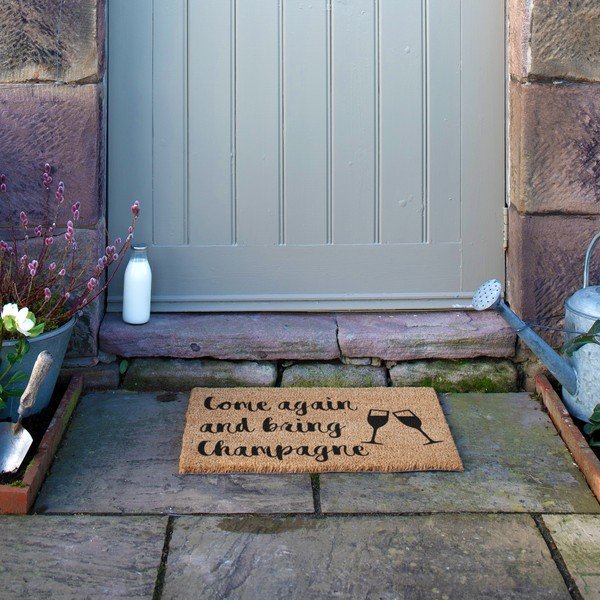 Kookoskiududest matt 40x60cm Bring Champagne - Artsy Doormats-image-4