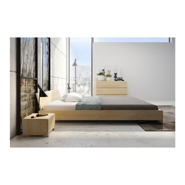 Dvoulůžková postel z borovicového dřeva SKANDICA Vestre, 200 x 200 cm-image-4