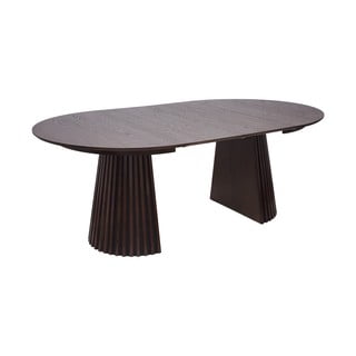 Ümmargune kokkupandav tammespooniga söögilaud ø 120 cm Osaka - House Nordic