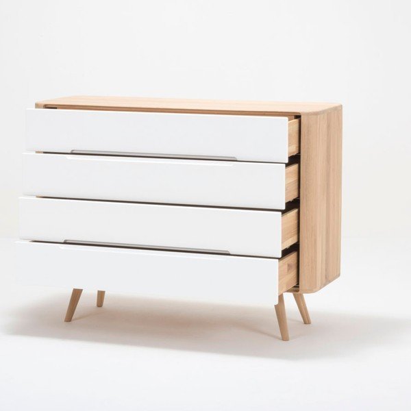 Tammepuust kapp Kaks, 120 x 42 x 90 cm Ena - Gazzda-image-1