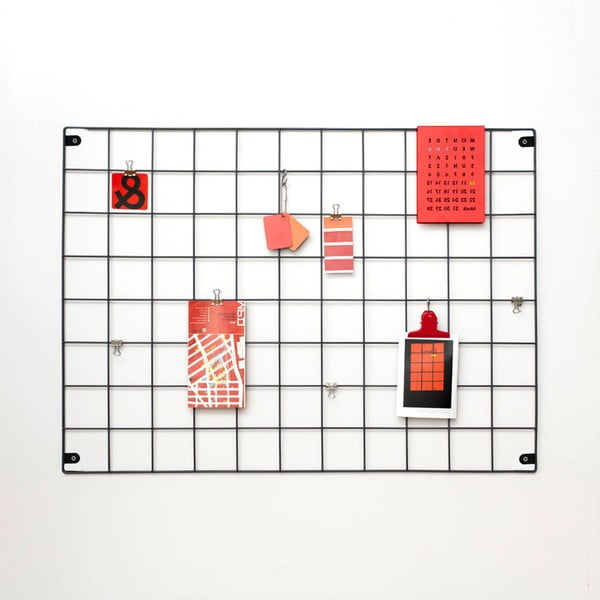 Must metallist teadetetahvel, 50 x 70 cm - Evila Originals-image-2