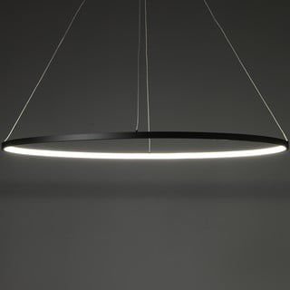 Must rippvalgusti , kõrgus 92 cm Oval Ring - Tomasucci