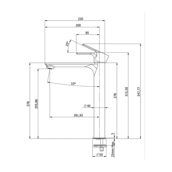 Hõbe segisti Pax - Sapho-image-4
