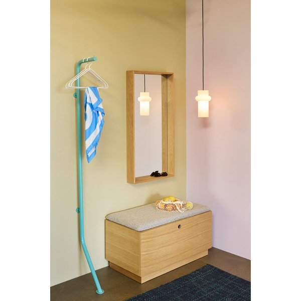 Sinine metallist riidepuuraam 36x182 cm Bend - Hübsch-image-1