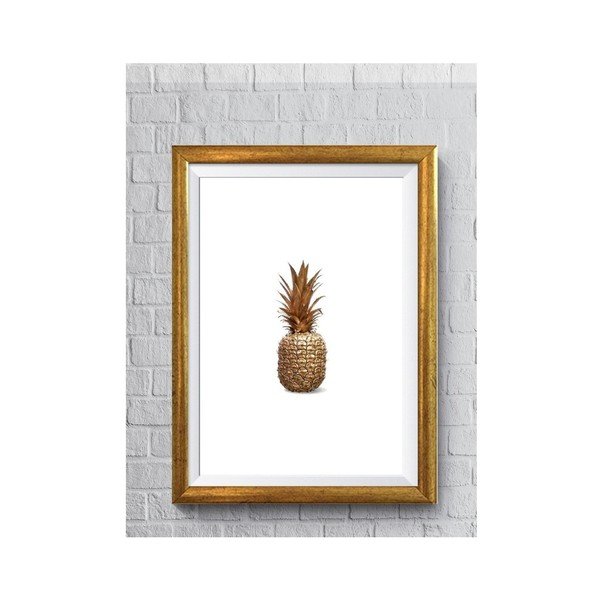 Plakát v rámu Piacenza Art Pineapple, 30 x 20 cm