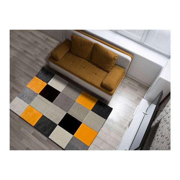 Oranž ja hall vaip Gladys Lento, 80 x 150 cm - Universal-image-1