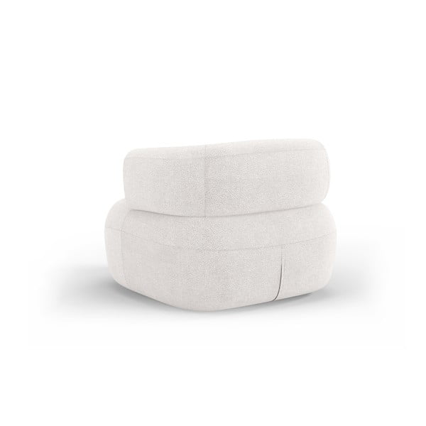 Valge bukleekangast tugitool Jenny - Micadoni Home-image-3